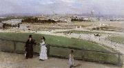 Berthe Morisot Face on Paris from Trocadero oil on canvas